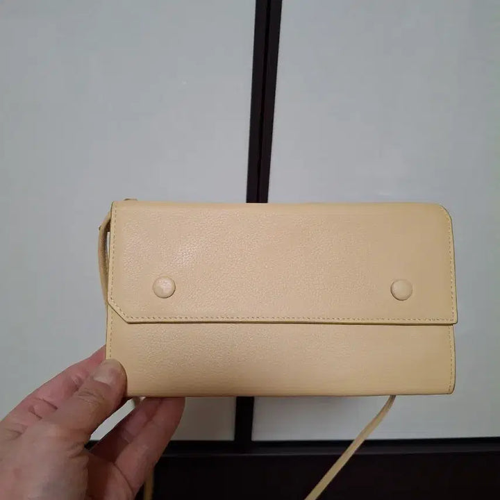 [BUNJANG] TIME Yellow Long Wallet Shoulder Bag / TIME 장지갑 여성 숄더백 옐로우