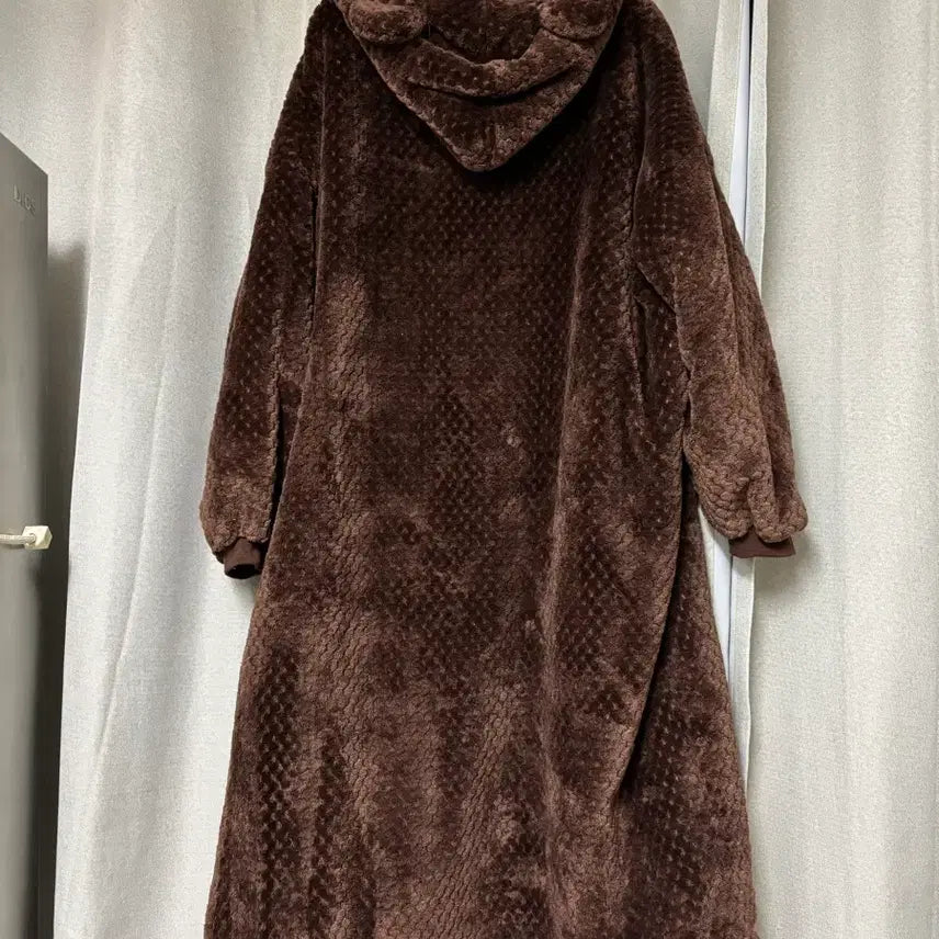 [BUNJANG] Fleece Hooded Pajama Dress / 후드잠옷 극세사 원피스