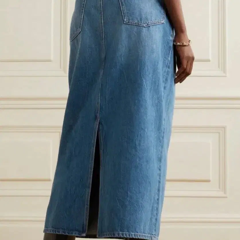 [BUNJANG] The Row Tima Cotton Midi Denim Skirt / The Row 더로우 Tima 코튼 미디 데님스커트 새상품
