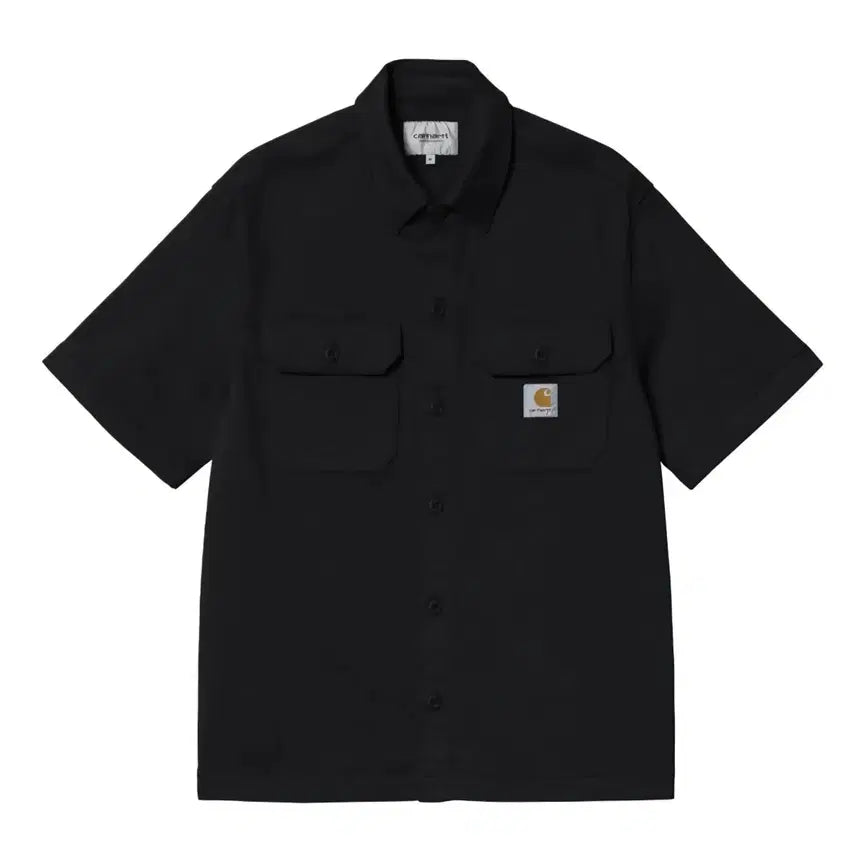 [BUNJANG] Carhartt WIP Master Short Sleeve Shirt 2XL Black / 칼하트 WIP 마스터 반팔셔츠 2XL 블랙 검정 워크웨어