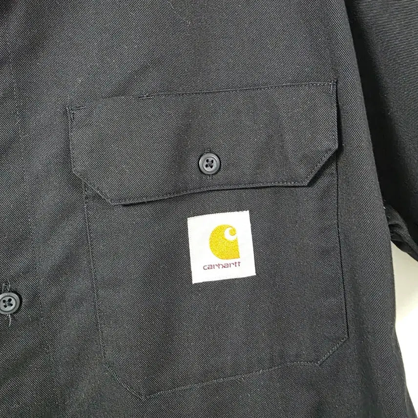 [BUNJANG] Carhartt WIP Master Short Sleeve Shirt 2XL Black / 칼하트 WIP 마스터 반팔셔츠 2XL 블랙 검정 워크웨어