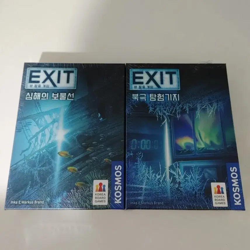 [SOLD OUT] 코리아보드게임 EXIT 방탈출게임 2종 세트