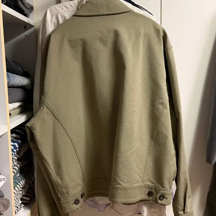 [BUNJANG] COS Cotton Blend Zip-Up Utility Jacket (L) / Cos 코튼 블렌드 집업 유틸리티 재킷 L