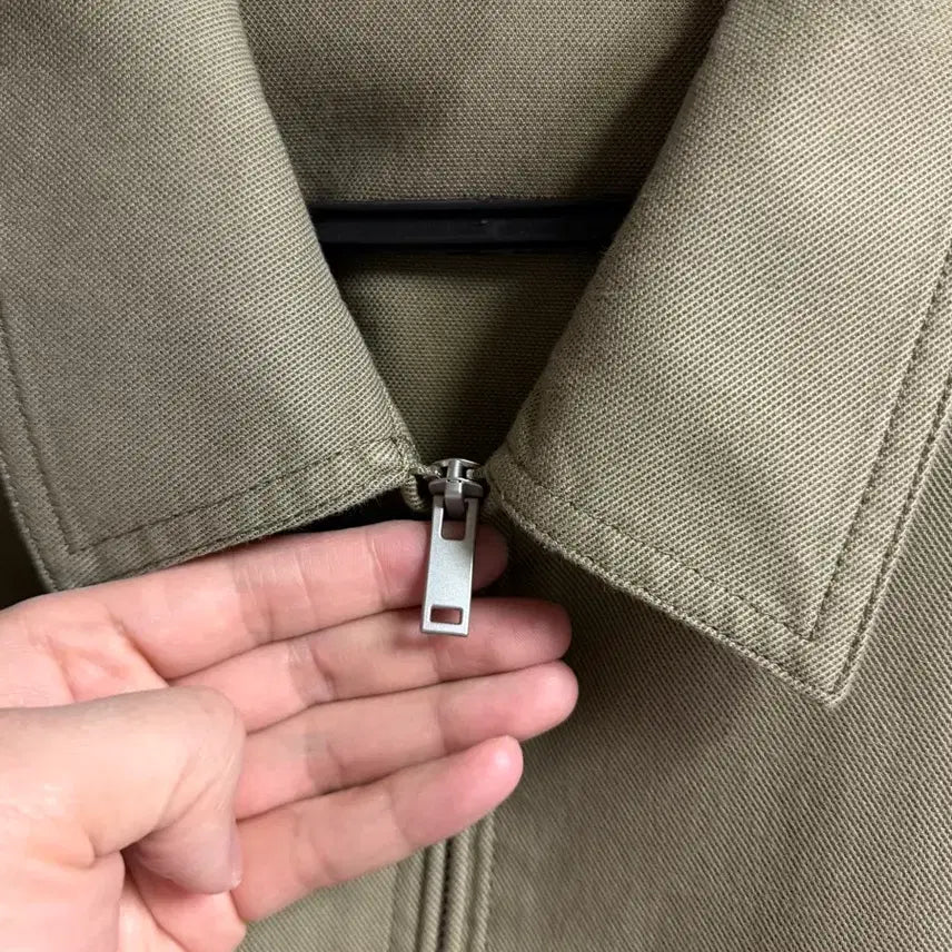 [BUNJANG] COS Cotton Blend Zip-Up Utility Jacket (L) / Cos 코튼 블렌드 집업 유틸리티 재킷 L