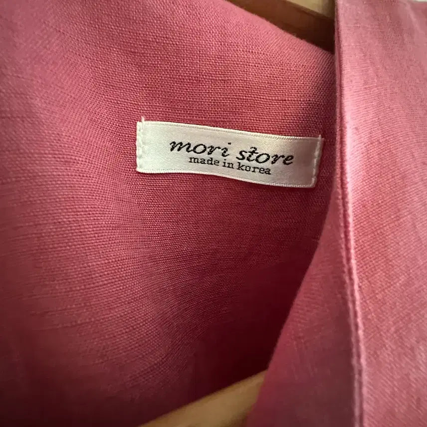 [BUNJANG] Mori Store Pink Linen Midi Dress / mori store 원피스