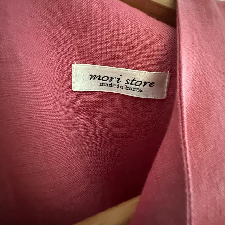 [BUNJANG] Mori Store Pink Linen Midi Dress / mori store 원피스