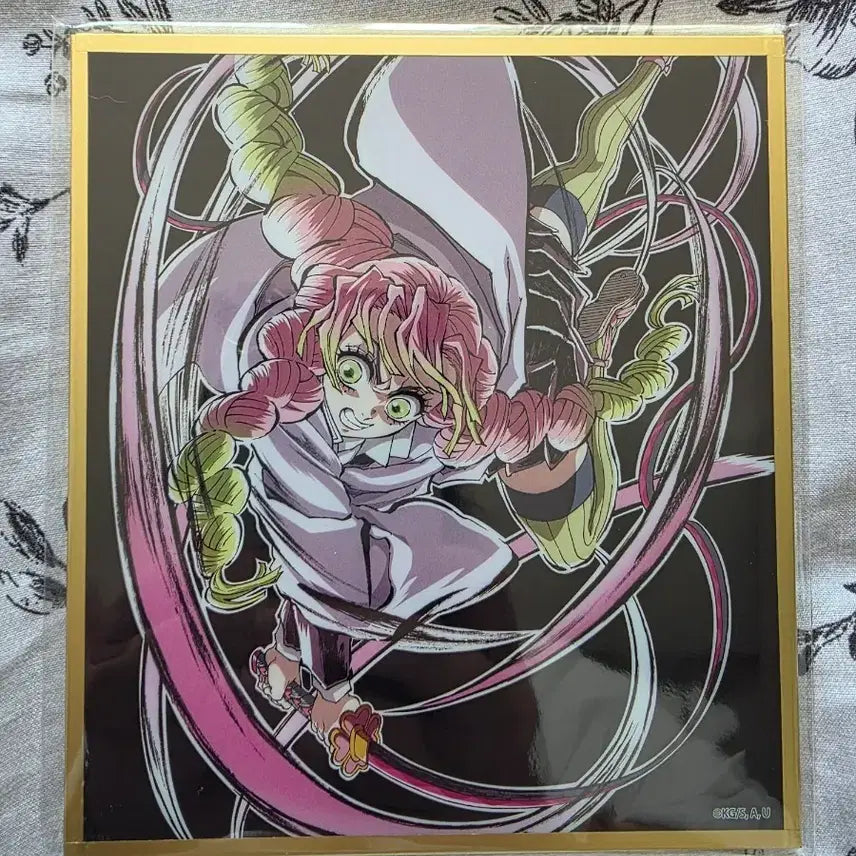 [BUNJANG] Demon Slayer Mitsuri Acrylic Color Board / 귀멸의 칼날 웹쿠지 아크릴색지 미츠리