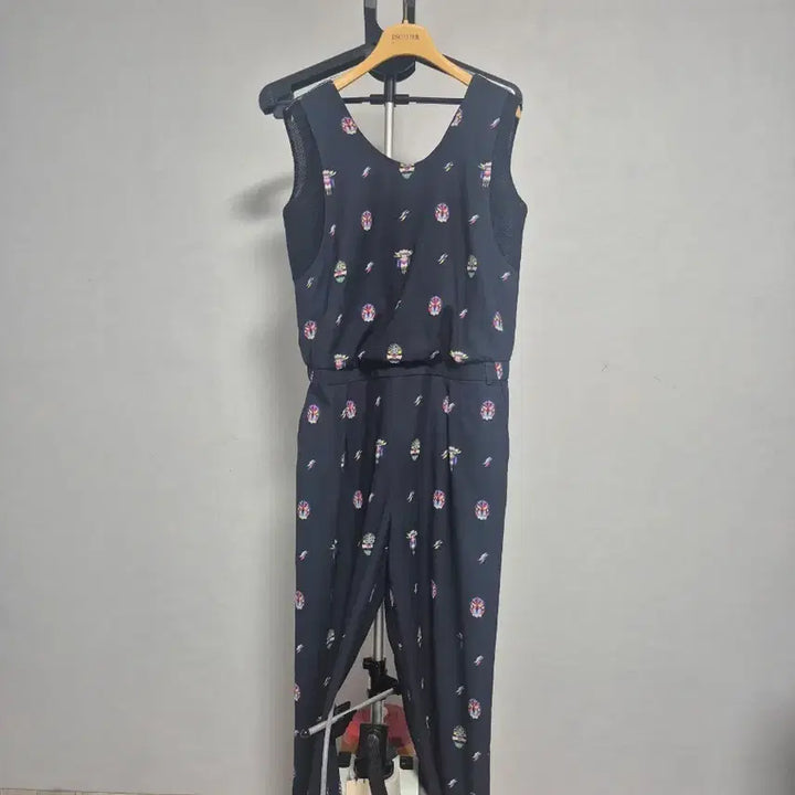 [BUNJANG] Deuel Patterned Jumpsuit / 듀엘패턴 콤비 점프수트