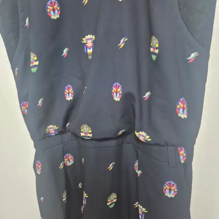[BUNJANG] Deuel Patterned Jumpsuit / 듀엘패턴 콤비 점프수트