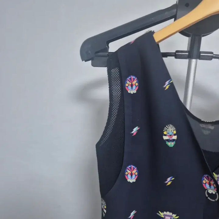 [BUNJANG] Deuel Patterned Jumpsuit / 듀엘패턴 콤비 점프수트