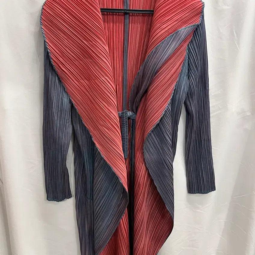 [BUNJANG] Pleats Please Maxi Long Cardigan / 플리츠플리즈 맥시 롱 가디건 2사이즈