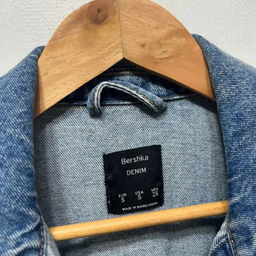 [BUNJANG] Bershka Denim Trucker Jacket (Size S) / 베르슈카 데님 청자켓 S