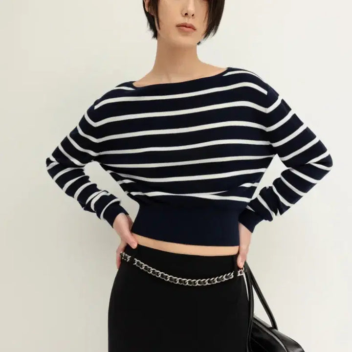 [SOLD OUT] 오르 실크 블랜드 풀오버 네이비