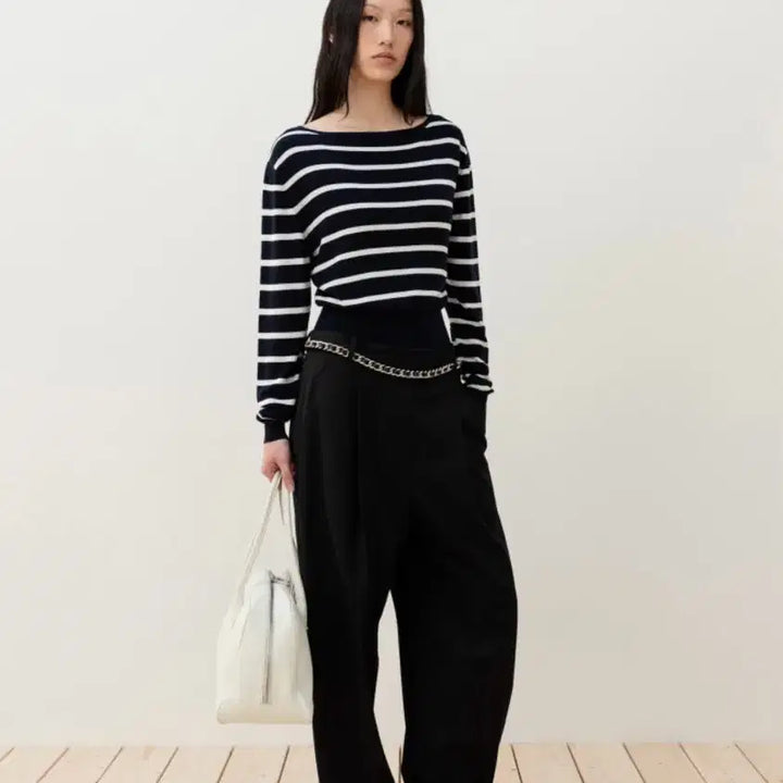 [SOLD OUT] 오르 실크 블랜드 풀오버 네이비