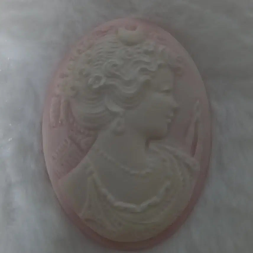 [BUNJANG] Pink Cameo Gemstone / 핑크 까메오 나석