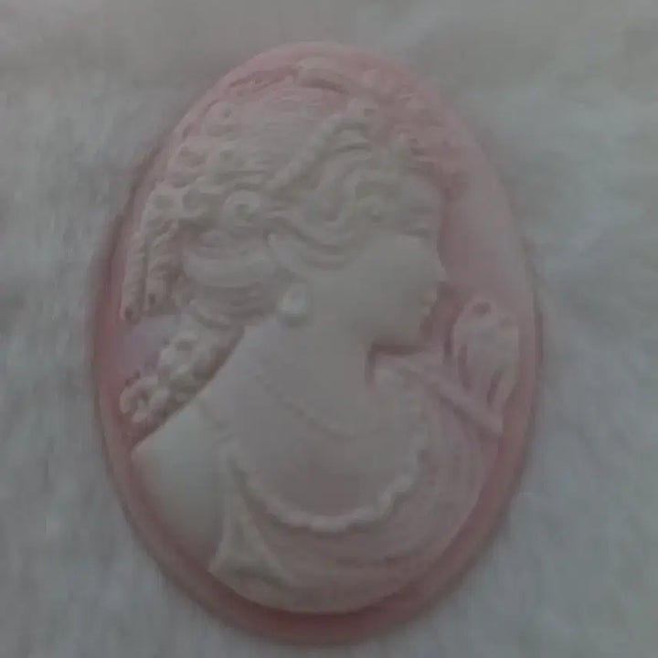 [BUNJANG] Pink Cameo Gemstone / 핑크 까메오 나석