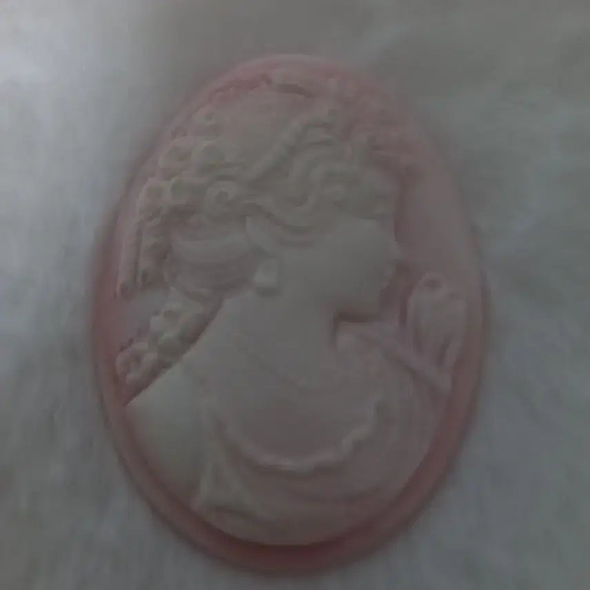 [BUNJANG] Pink Cameo Gemstone / 핑크 까메오 나석