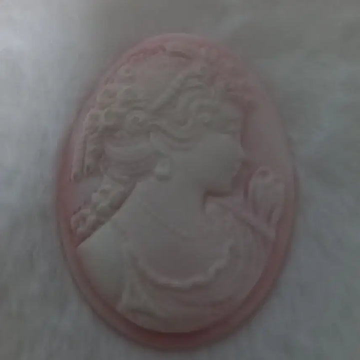 [BUNJANG] Pink Cameo Gemstone / 핑크 까메오 나석