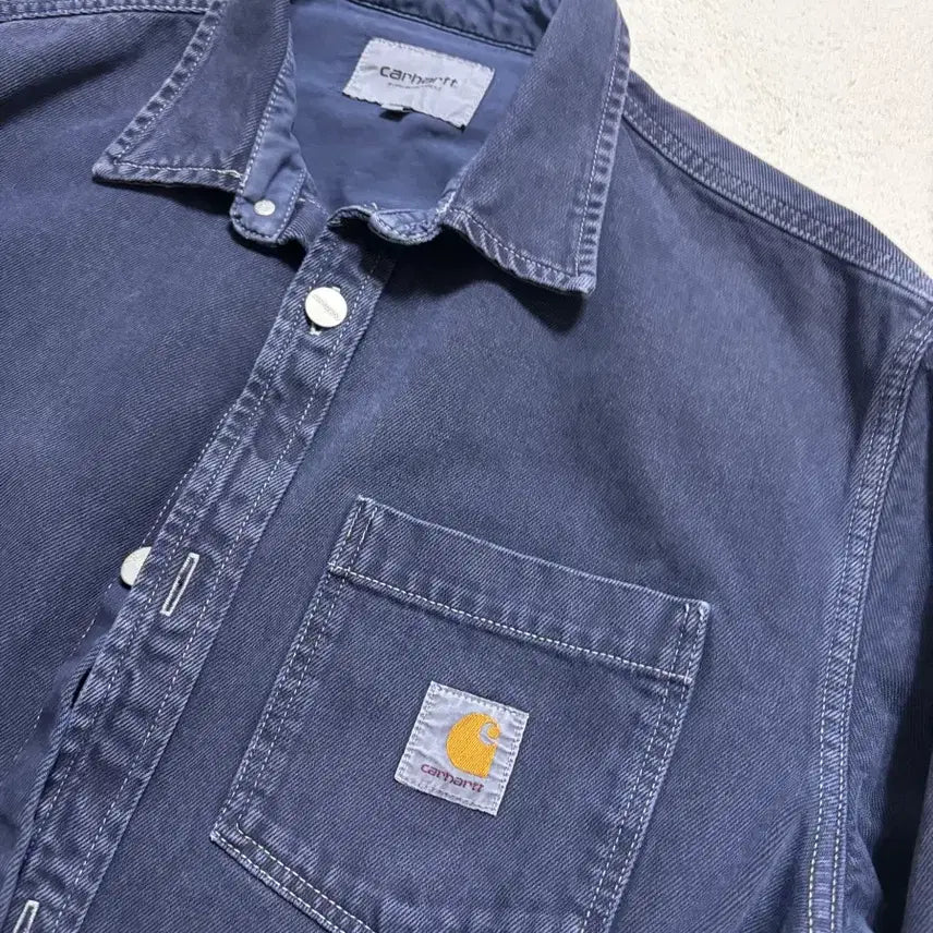 [BUNJANG] Carhartt WIP George Shirt (Pigment Blue) - Size L / [L] 칼하트 윕(WIP) 죠지(GEORGE) 셔츠 (피그먼트 블루)