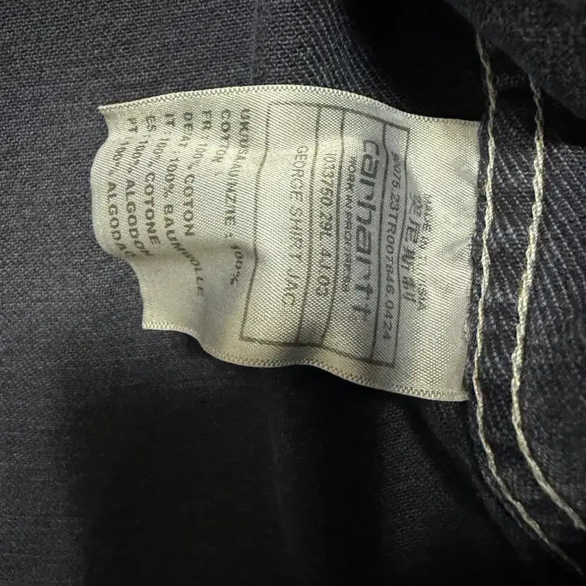 [BUNJANG] Carhartt WIP George Shirt (Pigment Blue) - Size L / [L] 칼하트 윕(WIP) 죠지(GEORGE) 셔츠 (피그먼트 블루)