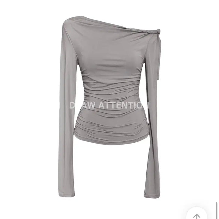 [BUNJANG] Draw Attention Cutout Shirring Off-Shoulder T-Shirt / (새상품) 드로우어텐션 컷아웃 셔링 오프숄더 티셔츠