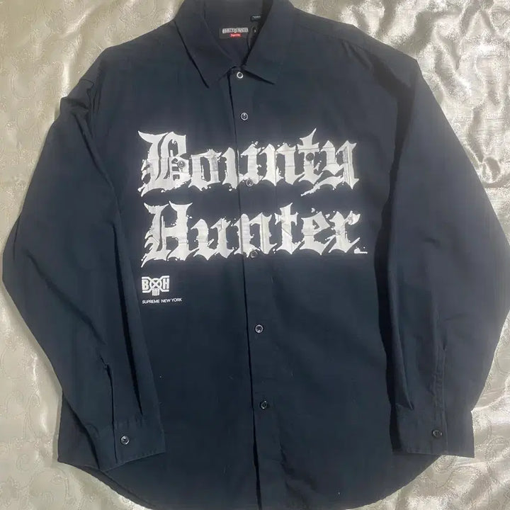 [BUNJANG] Supreme Bounty Hunter Ripstop Shirt (Black) / (M)슈프림 23FW BountyHunter 립스탑 셔츠
