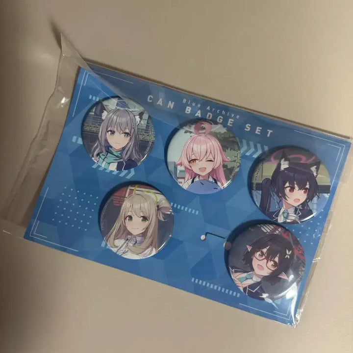 [BUNJANG] Blue Archive Abydos Can Badge Set / 블루아카이브 아비도스 캔뱃지 세트 시로코 호시노 세리카 노노미 아야네