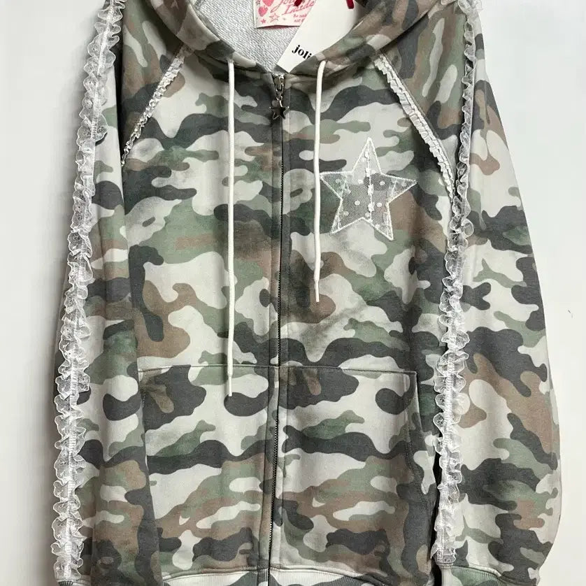 [BUNJANG] Jolly Raid Camo Maggie Hoodie Zip-up / [당일발송] 졸리레이드 카모 매기 후드 집업