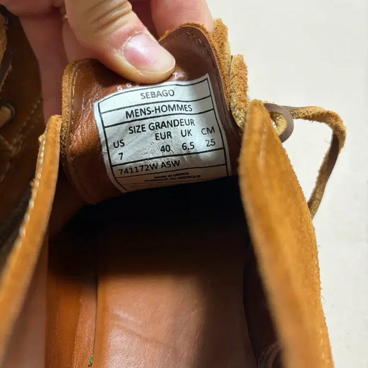 [BUNJANG] SEBAGO Miwak Suede Canoe Moccasin Boots / [250] 세바고(SEBAGO) 미왁 스웨이드 카누 모카신 부츠 단품