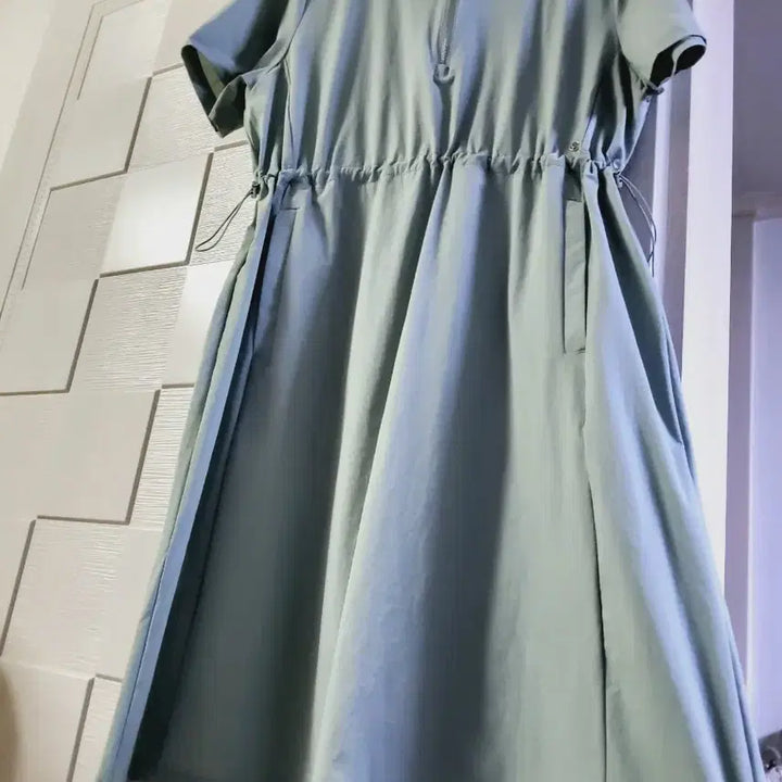 [BUNJANG] Crinkled Hood Long Dress / 바스락 후드 롱원피스