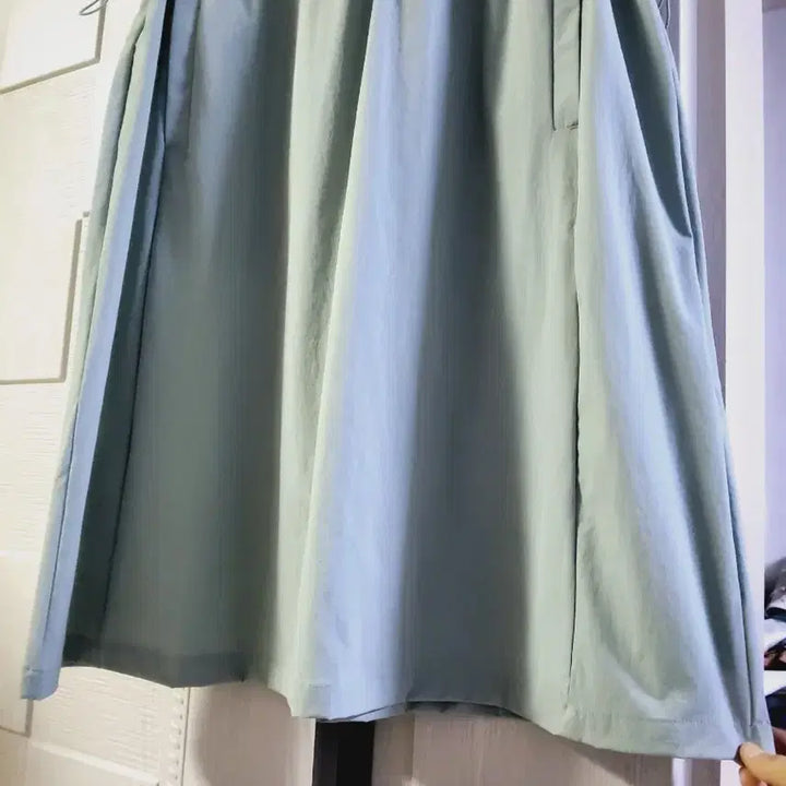[BUNJANG] Crinkled Hood Long Dress / 바스락 후드 롱원피스
