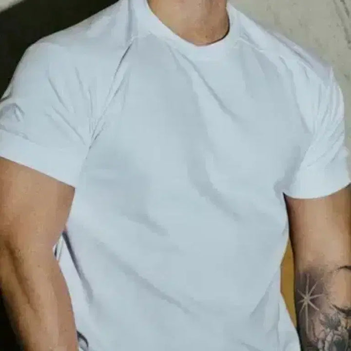 [BUNJANG] JLUB Muscle Fit Short Sleeve T-Shirt / 제이엘브 머슬핏 반팔 티셔츠