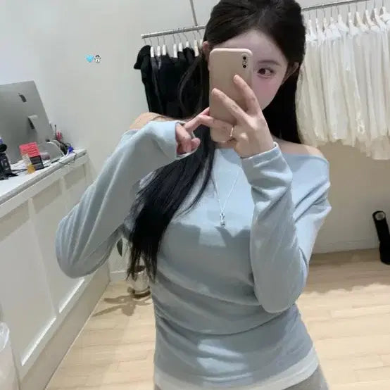 [BUNJANG] 샵누아누아 모던로브 홀터셔링티 새상품 / 샵누아누아 모던로브 홀터셔링티 새상품