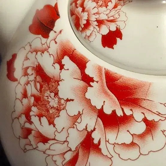 [BUNJANG] Chinese Peony Tea Set / 중국 모란 다기세트 새거