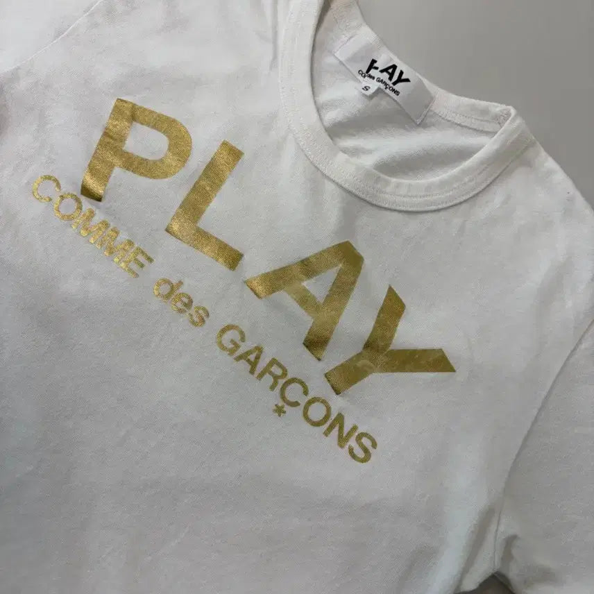 [BUNJANG] Comme des Garçons PLAY Authentic Short Sleeve T-Shirt / [정품] 꼼데가르송 플레이 반팔