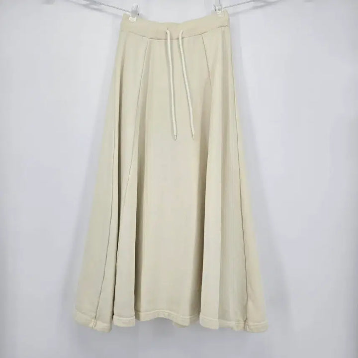 [BUNJANG] Ivory Banding Long Skirt / 아이보리 밴딩 롱 스커트