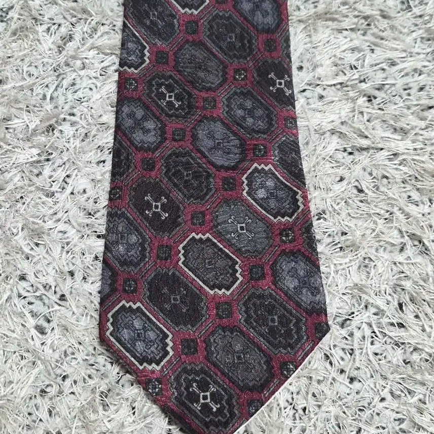 [BUNJANG] Dominique France Vintage Paisley Pattern Necktie / 도미니크프랑스 빈티지 페이즐리 패턴 넥타이 Free - N41