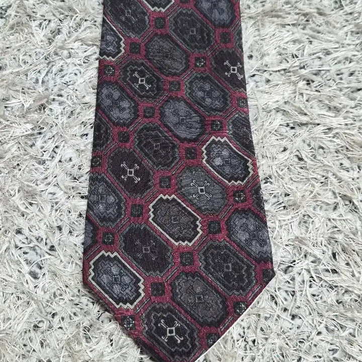 [BUNJANG] Dominique France Vintage Paisley Pattern Necktie / 도미니크프랑스 빈티지 페이즐리 패턴 넥타이 Free - N41