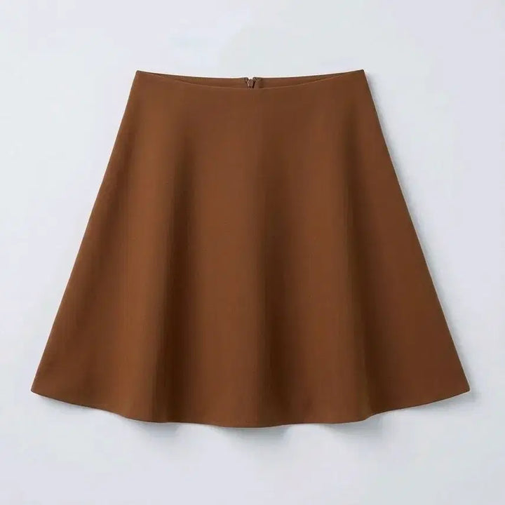 [BUNJANG] Milkcocoa Camel Flare Skirt / 밀크코코아 카멜 플레어 스커트