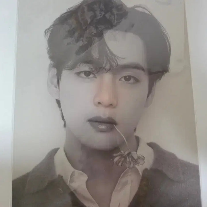 [BUNJANG] BTS V Monochrome Photobook &amp; Premium Photo Frame / 방탄소년단 뷔 V 모노크롬