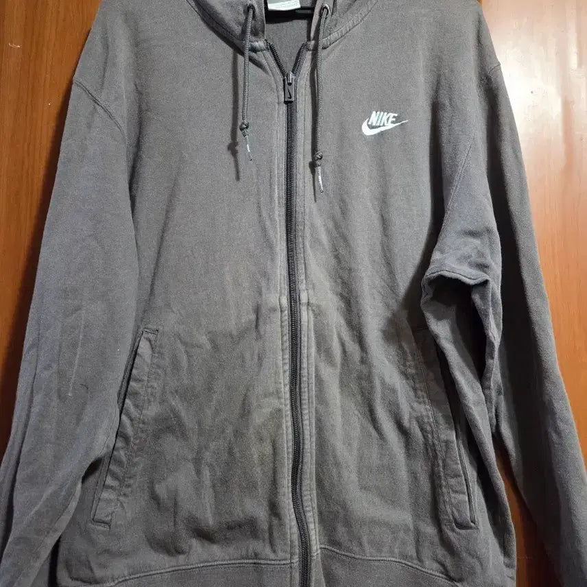 [BUNJANG] Nike Hooded Zip-up Gray M / 나이키 후드집업 M 회색