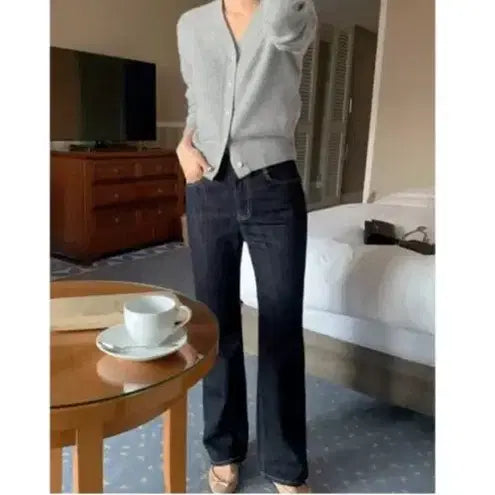 [BUNJANG] Ganesra Pharrell Raw Denim Bootcut Pants - Size S / 가내스라 퍼렐 생지 부츠컷 팬츠 S사이즈
