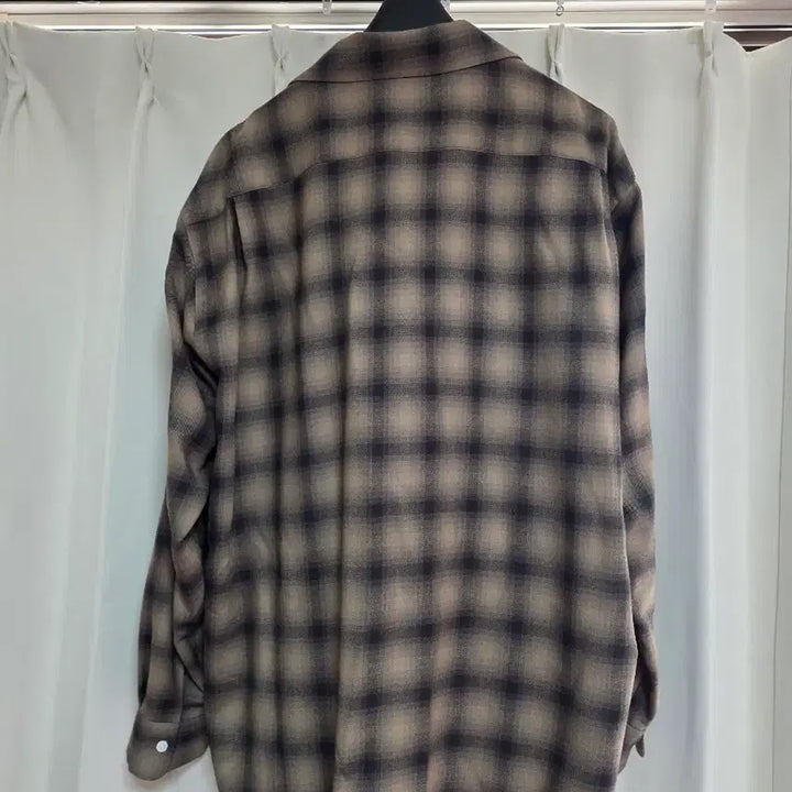 [BUNJANG] Kaptain Sunshine 25FW Wool Ombre Open Collar Shirt Size 42 / 25FW 캡틴선샤인 울 옴브레 오픈칼라 셔츠 5사이즈(42)