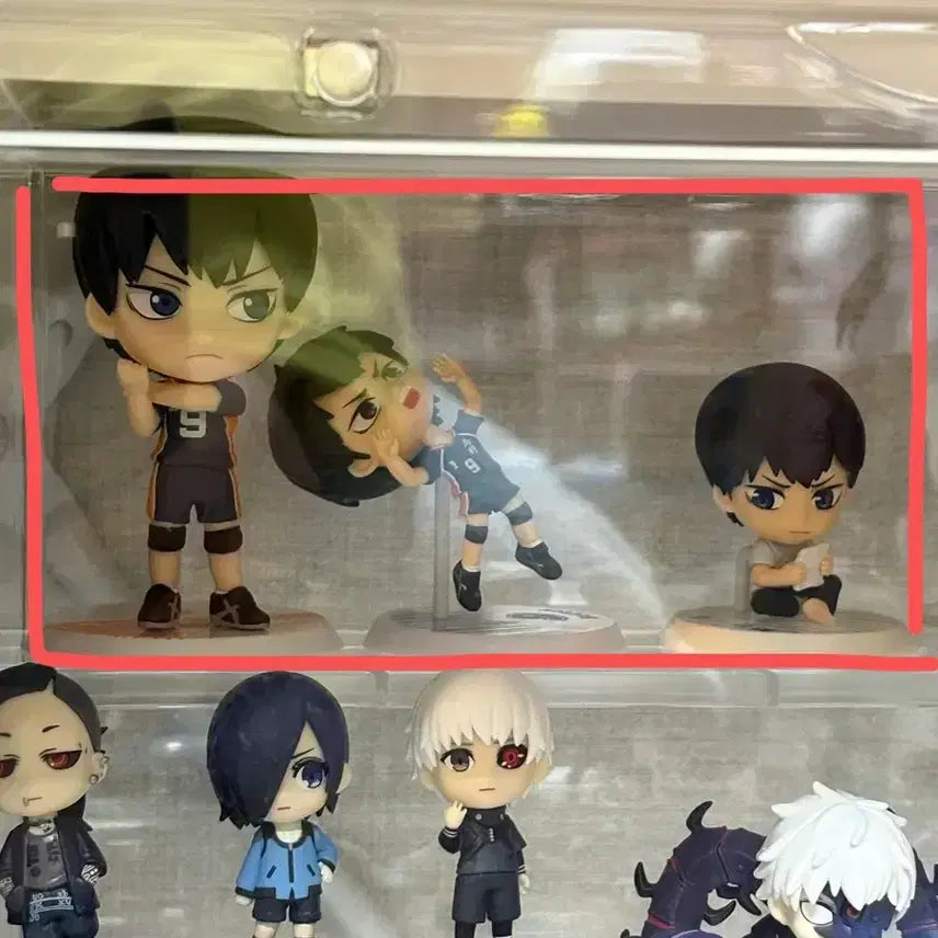 [BUNJANG] Haikyu Kageyama Tobio Chibi-Kyara Figure Bundle Set / 하이큐 카게야마 토비오 치비큥카라 피규어 일괄