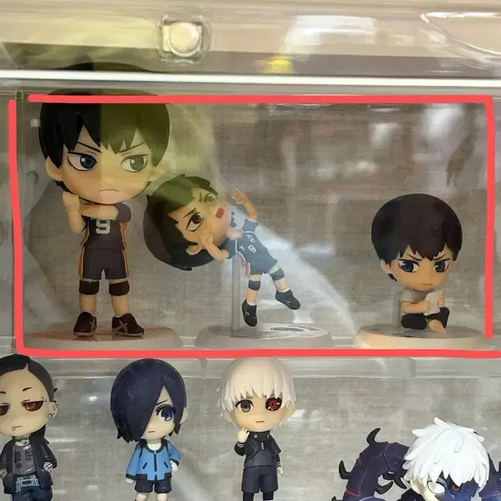 [BUNJANG] Haikyu Kageyama Tobio Chibi-Kyara Figure Bundle Set / 하이큐 카게야마 토비오 치비큥카라 피규어 일괄