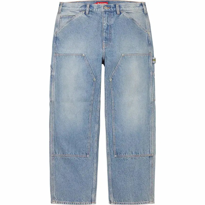 [BUNJANG] Supreme Double Knee Painter Pants Washed Blue - 23SS / 32] 슈프림 더블 니 페인터 팬츠 워시드 블루 - 23SS