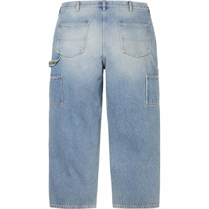 [BUNJANG] Supreme Double Knee Painter Pants Washed Blue - 23SS / 32] 슈프림 더블 니 페인터 팬츠 워시드 블루 - 23SS