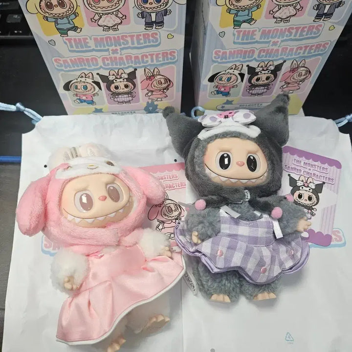 [BUNJANG] Labubu Sanrio My Melody Kuromi Bundle Set / 라부부 산리오  마이멜로디 쿠로미 일괄