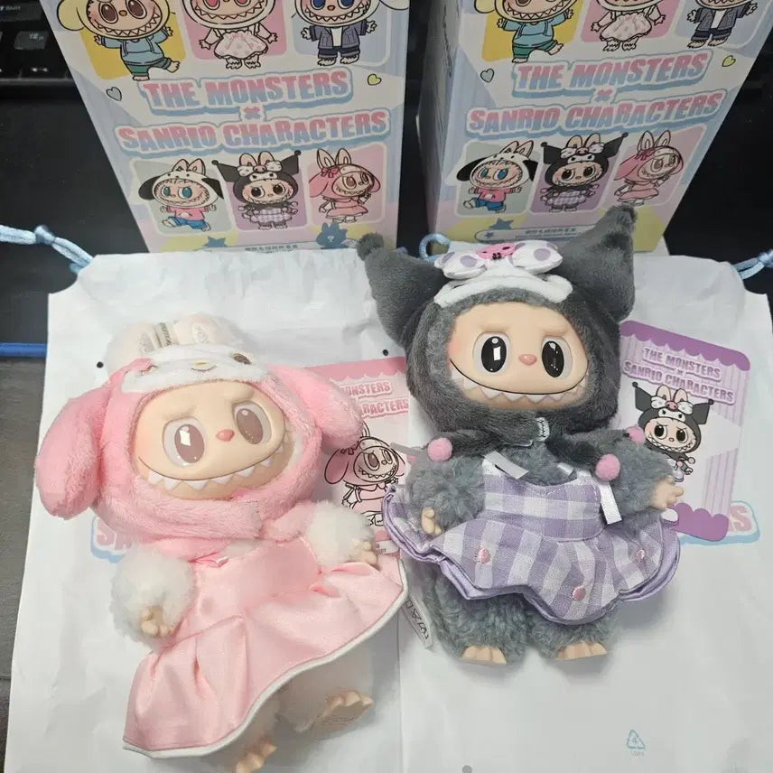 [BUNJANG] Labubu Sanrio My Melody Kuromi Bundle Set / 라부부 산리오  마이멜로디 쿠로미 일괄