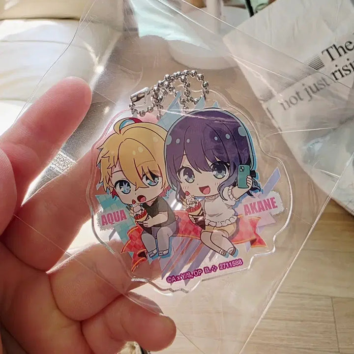 [BUNJANG] Oshi no Ko Aqua &amp; Akane Acrylic Stand / 최애의 아이 랜덤가챠 아쿠아 아카네 투샷 아크릴 팝니다